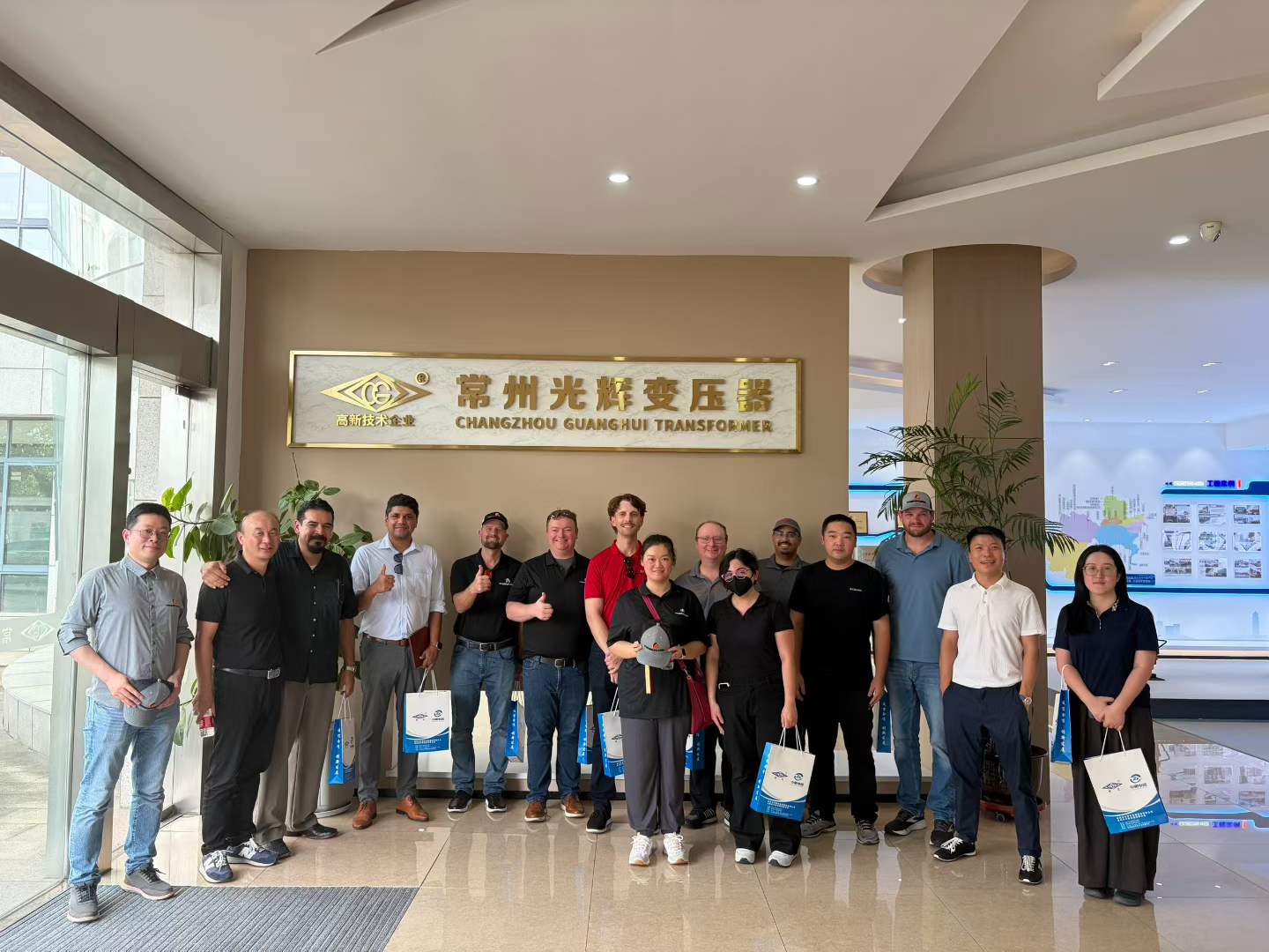 img of U.S. Customers Visit Our Factory to Explore Transformer Manufacturing Capabilities